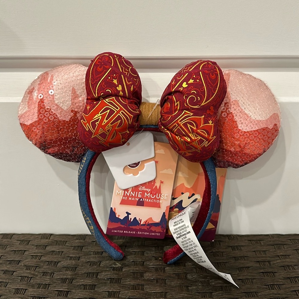 NWT Disney Minnie Mouse The Main Attraction - Big Thunder Mountain Headband Ears